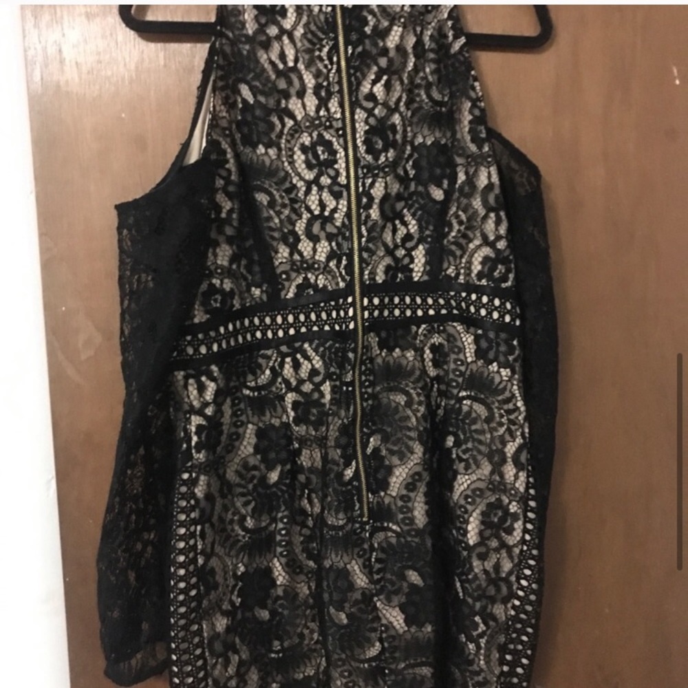 Black Lace Formal Dress - Picture 7 of 8